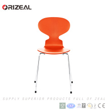 Chaise en contreplaqué de fourmi, chaise en bois de conception moderne, meubles à la maison de salle à manger OZ-1133